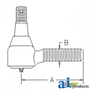 Tie Rod End, RH Thread