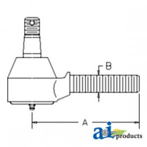 Tie Rod End, LH Thread
