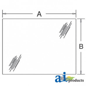 Glass, Rear, Lower (RH) - Fixed